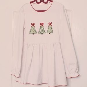 Christmas tree theme swing dress